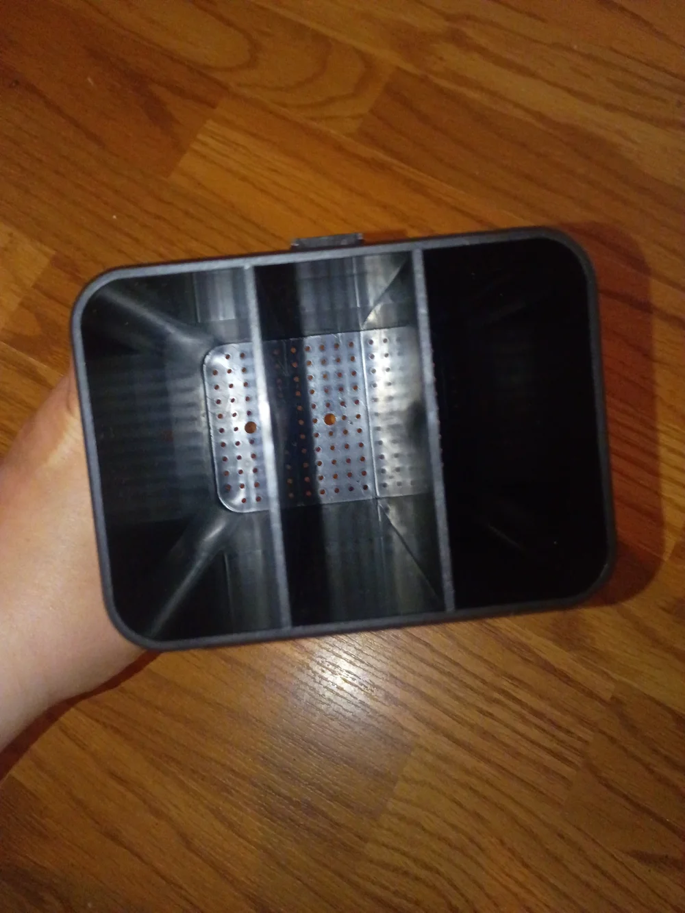 Sleek Black Container With Clip